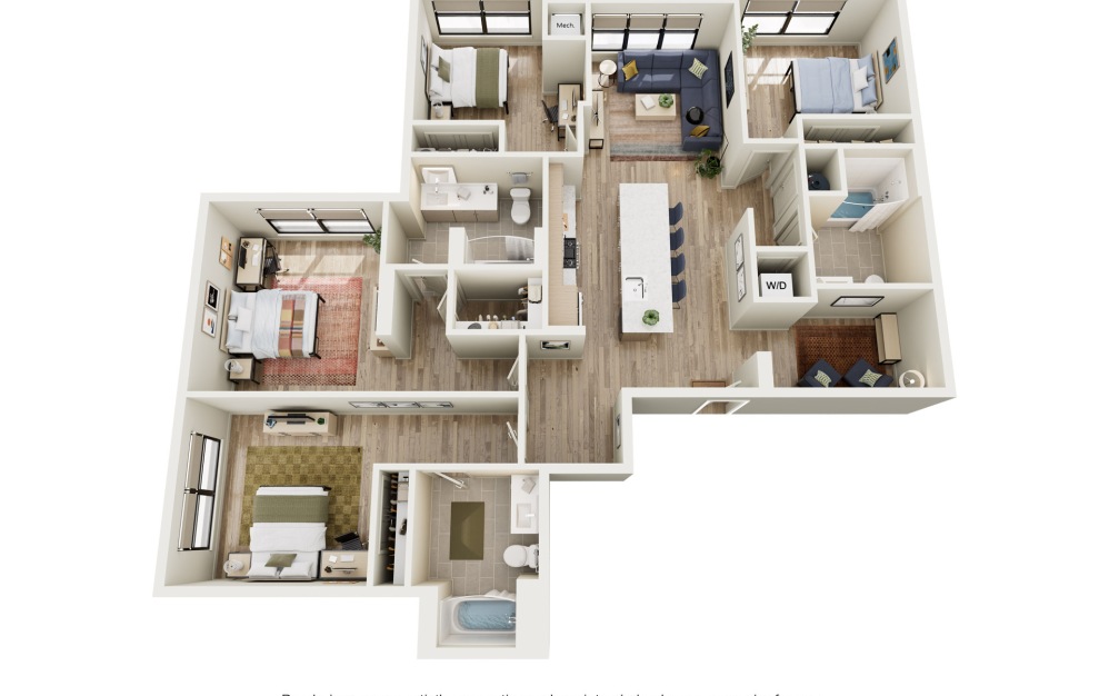 4 Bedroom, 3 Bathroom + Den