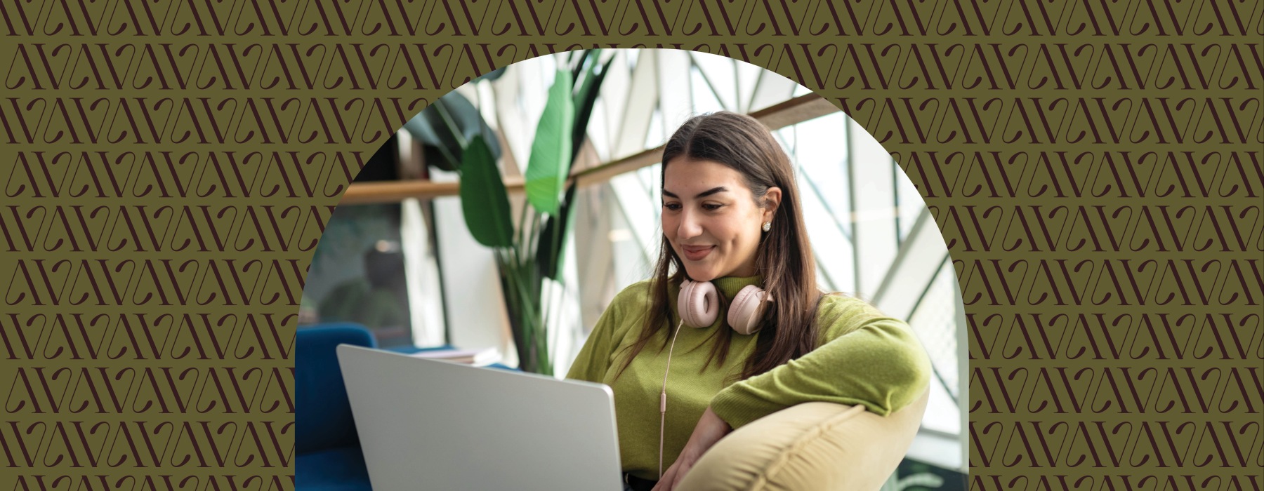 a woman looking at laptop